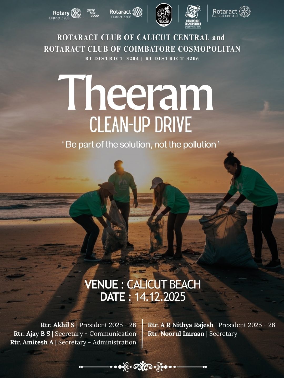Theeram Clean-Up Drive – Collaborative Beach Initiative