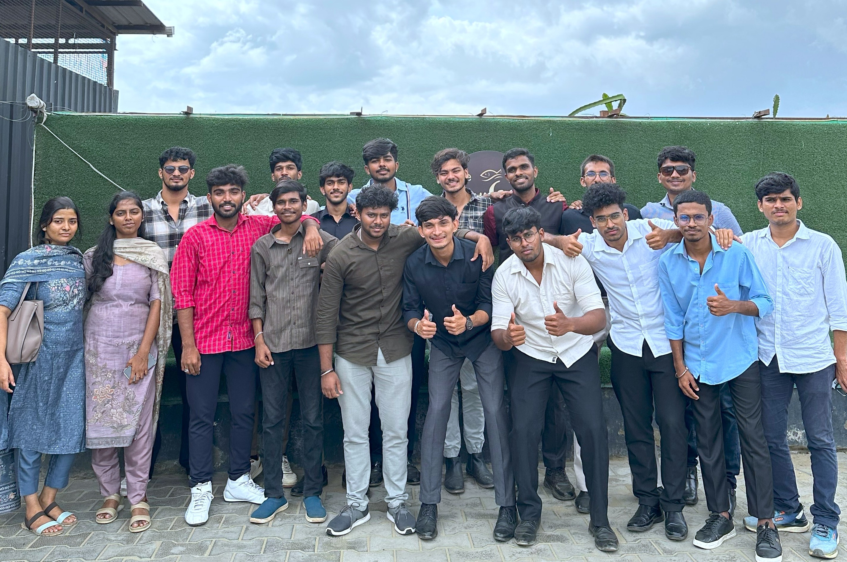 Members of the Rotaract Club of Coimbatore Cosmopolitan